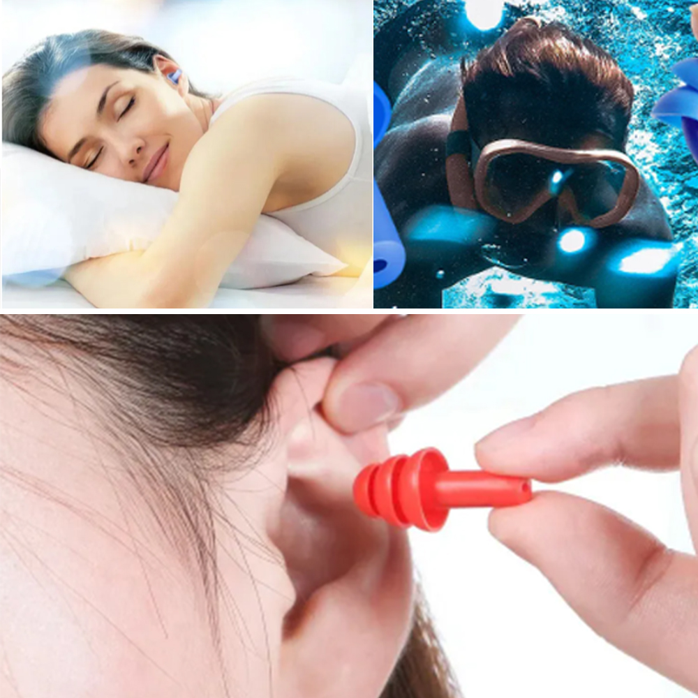 소음방지 귀마개 수면 실리콘 이어플러그 소음차단 숙면 코골이 사격 귀덮개 군인 군대 사격용 - 상세 이미지 2