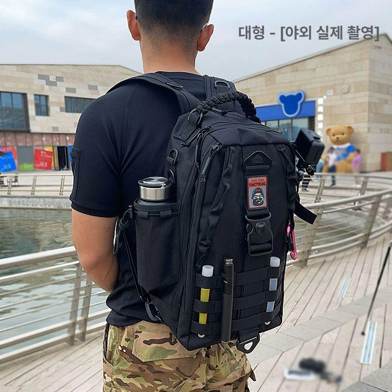 낚시백팩 루어가방 슬링백 낚시배낭 밀리터리 힙백 태클 - 상세 이미지 4