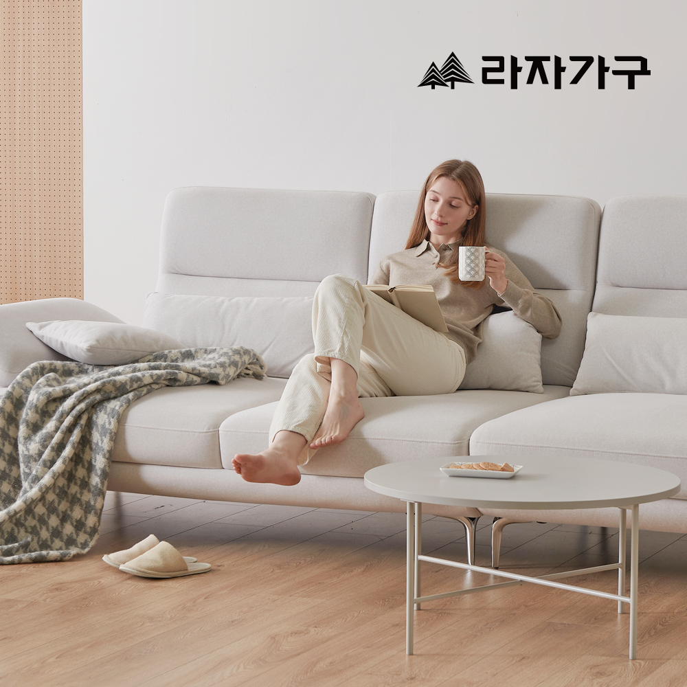 라자가구 로넌 스윙 패브릭 소파 5인용 코너형 푹신한 코모도 고급 거실 소파