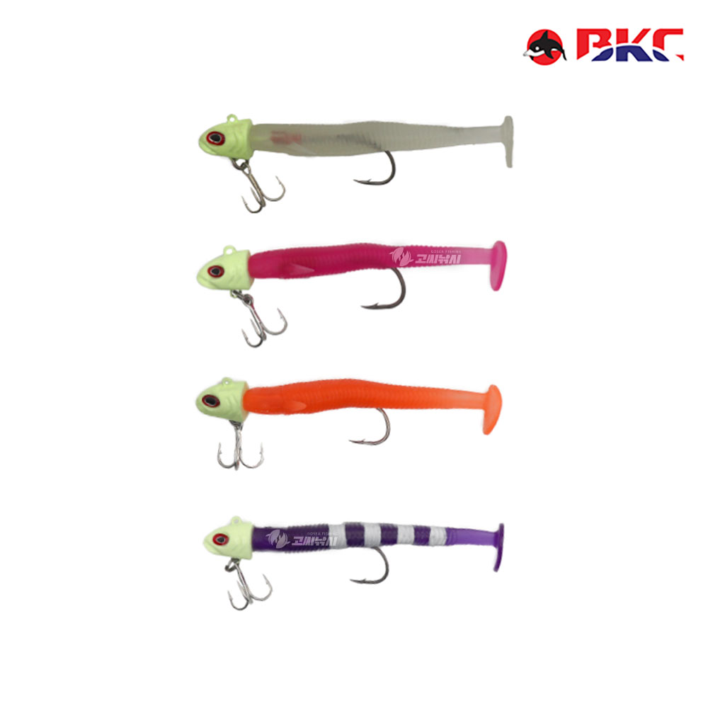 BKC 그루브 갈치킹 SG-530 풀치 갈치 웜 지그헤드 세트 루어 채비 - 상세 이미지 4