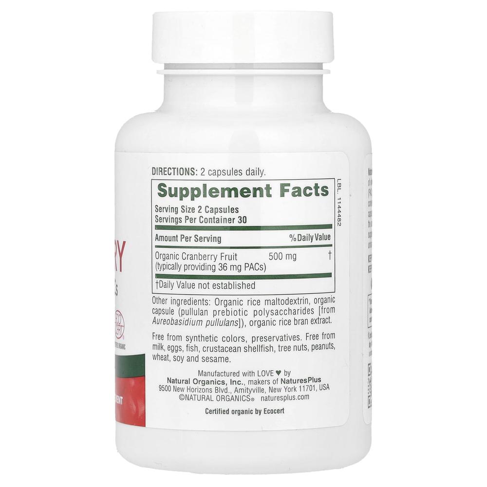 네이처스플러스 크랜베리 농축 500mg 60정 - 상세 이미지 2