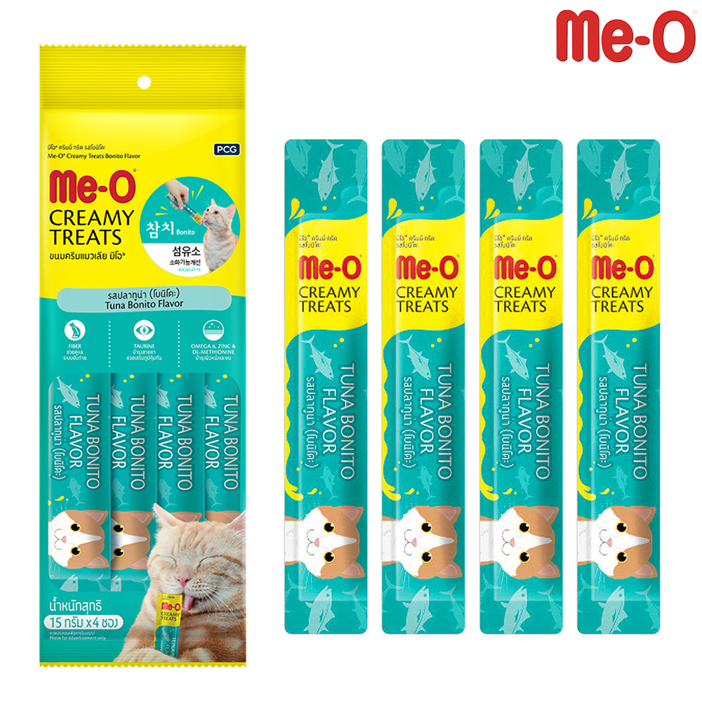 미오크리미 고양이 츄르 대용량 간식 참치, 15g, 4개