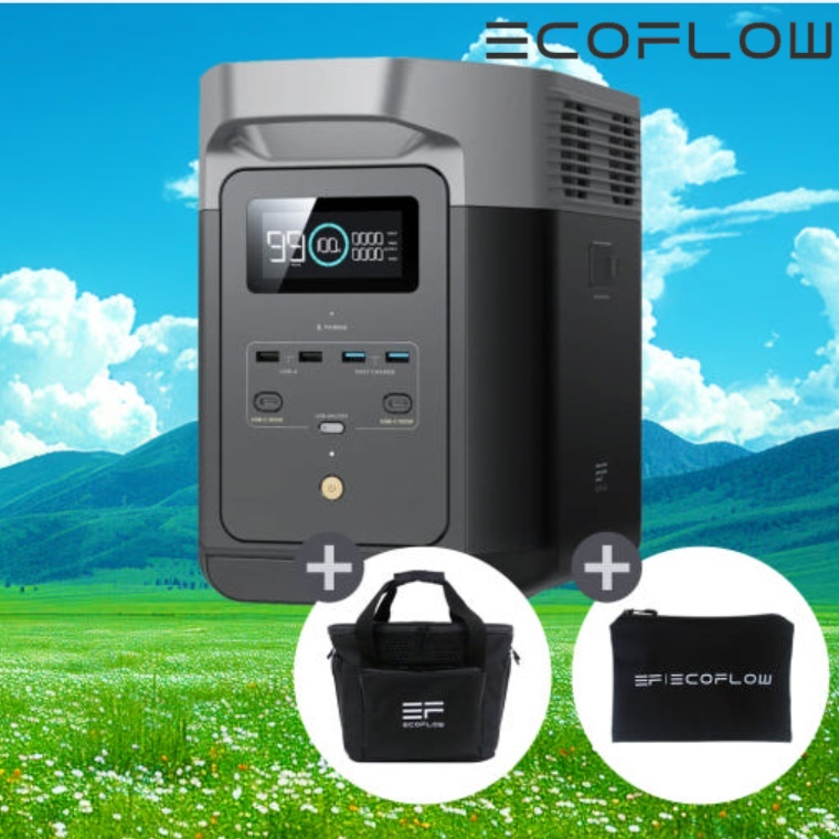 캠핑용 파워뱅크 에코플로우 델타 2 1024Wh 휴대용 캠핑배터리