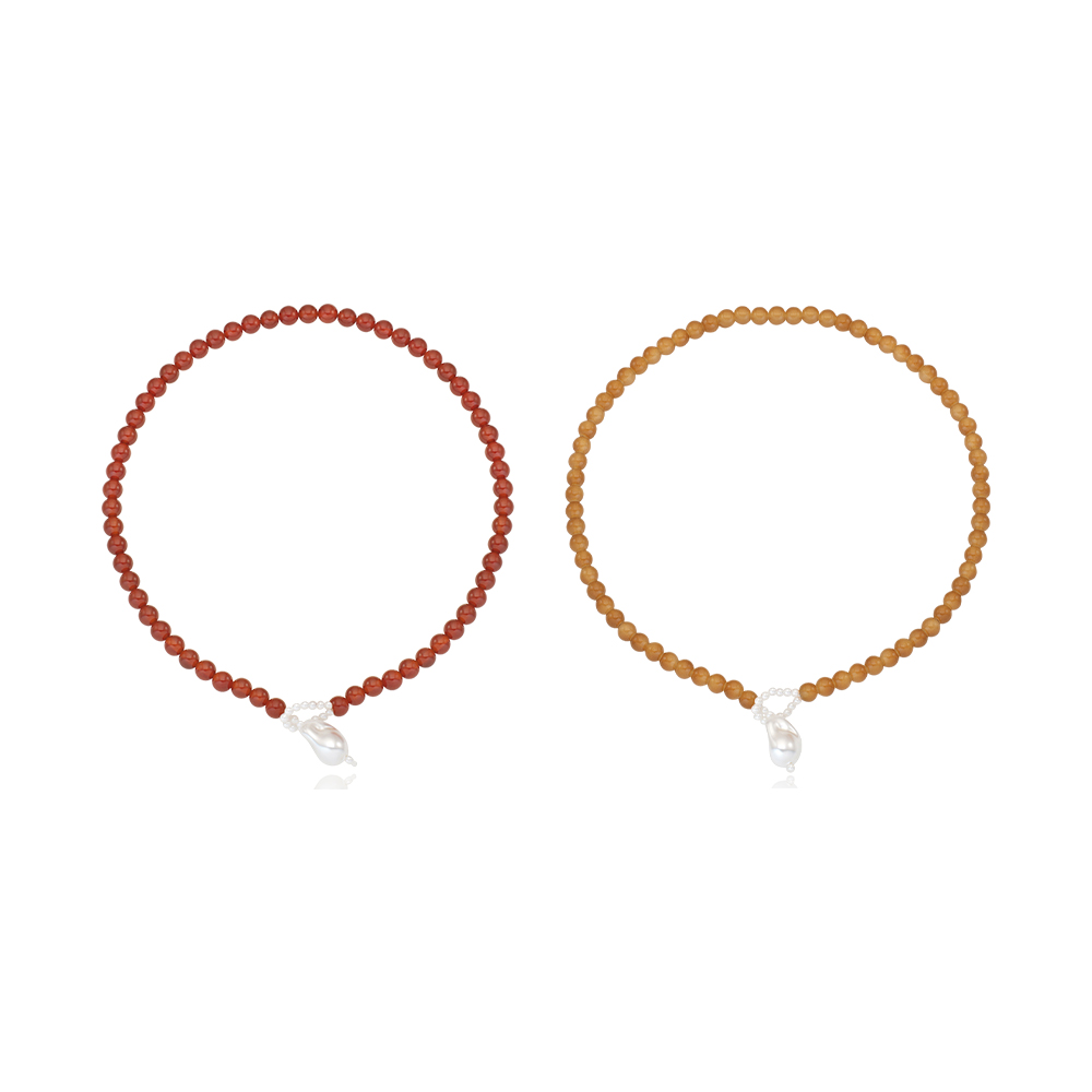 [빈티지헐리우드]Sienna Baroque Pearl Necklace_VH2579NE006M - 상세 이미지 2