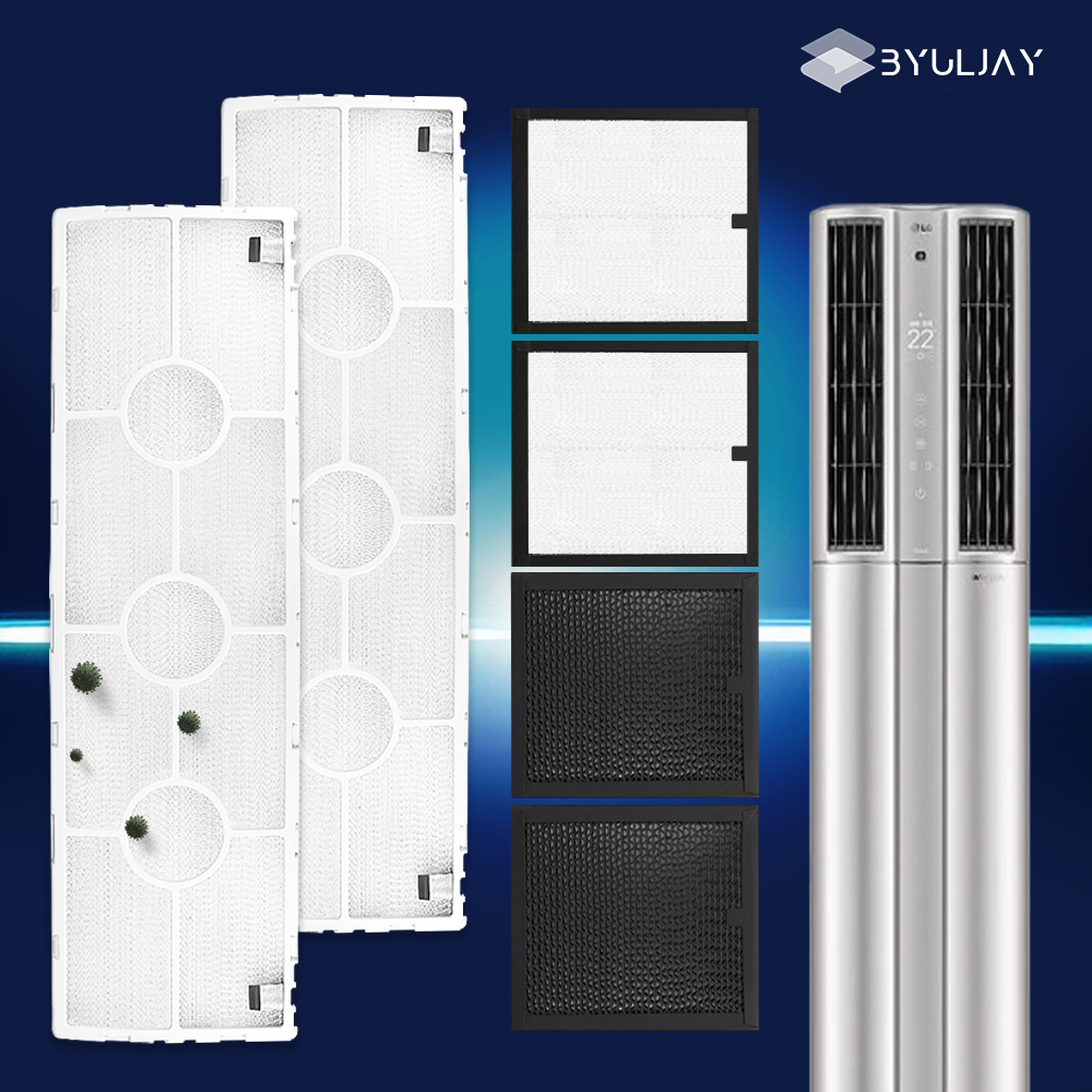 [호환] LG 엘지 에어컨 필터 스탠드 휘센 듀얼 초미세탈취미니필터 세트 6P 별제이