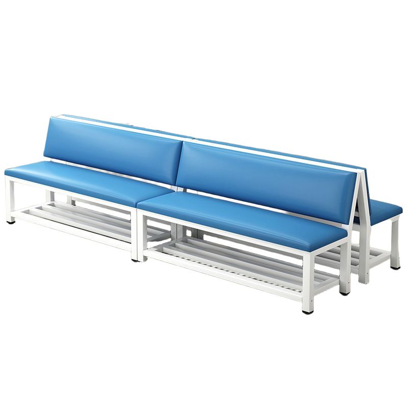 사우나 웨이팅의자 미용실 약국 라운지 등받이 벤치의자 80cm 단층 - 상세 이미지 5