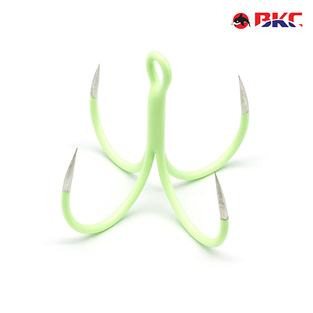 BKC 쿼트로 훅 야광 BK-220 갈치 지깅 바늘 풀치 루어 메탈 - 상세 이미지 2