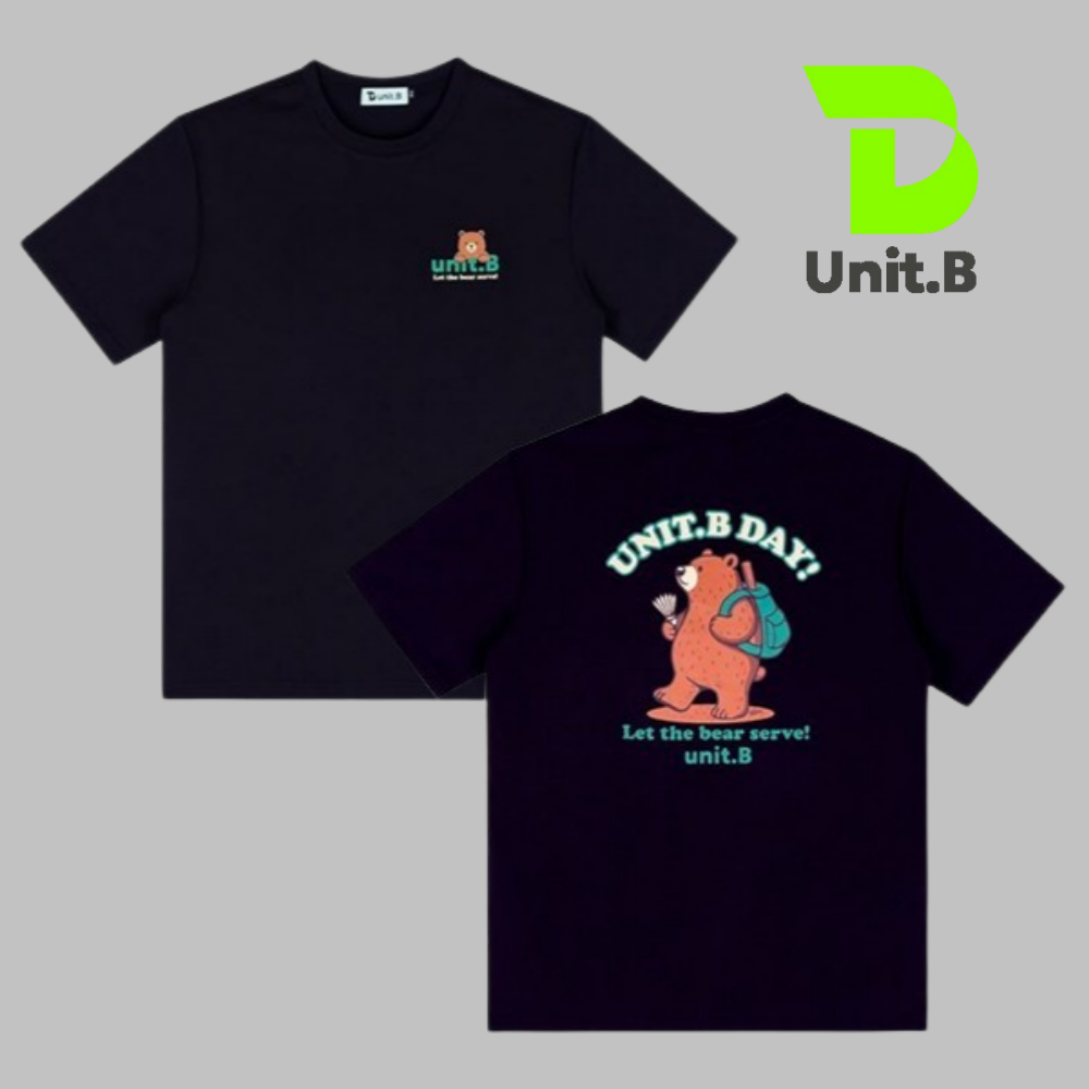 유닛비 배드민턴의류 오버핏 반팔 티셔츠 BE-2501-T9 - 메인 이미지