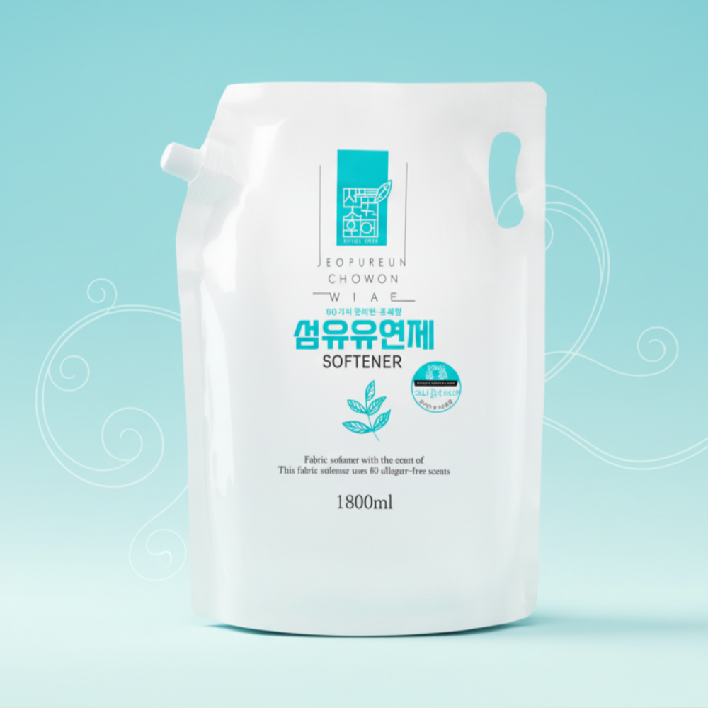 80가지 알러지프리 리필 일반드럼(클라우드향) 1800ml 섬유유연제 - 메인 이미지