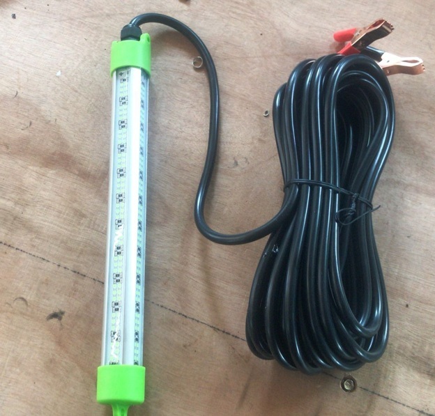 야광램프 수중 미끼 고휘도 집어등 낚시용 갈치 12V300W 노란색 10m - 상품 이미지