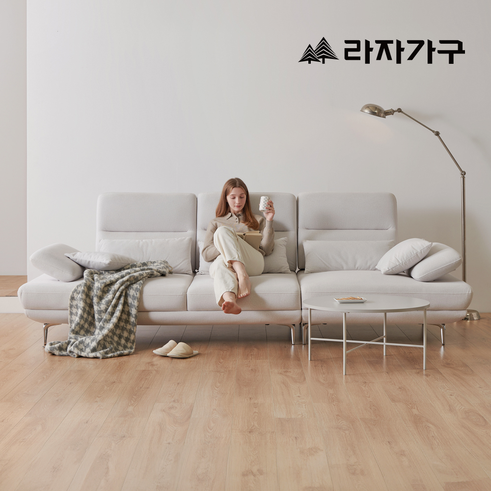 라자가구 로넌 스윙 패브릭 소파 5인용 코너형 푹신한 코모도 고급 거실 소파