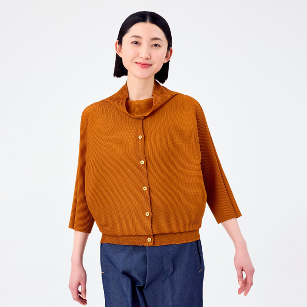 이세이미야케 미 가디건 DOLMAN STRETCH PLEATS 2 MI53FO613 - 상세 이미지 4