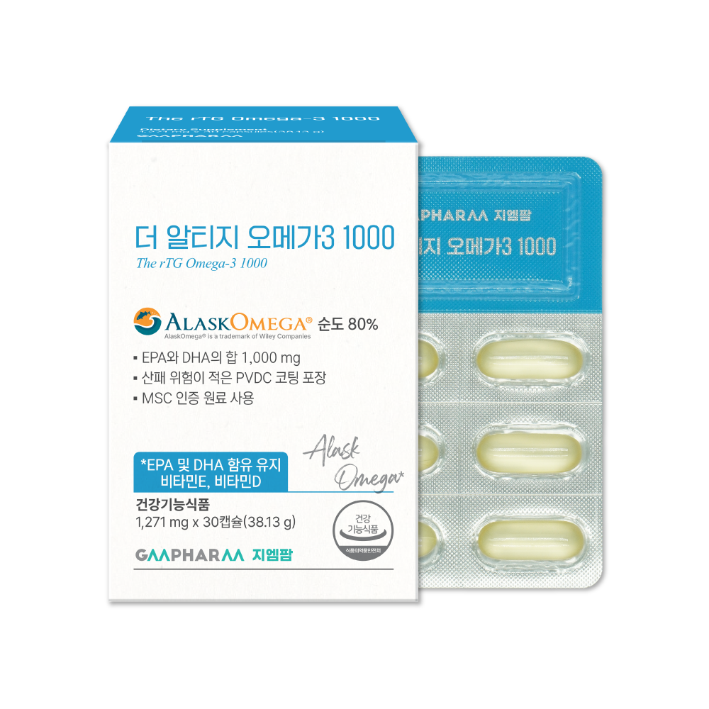 더 알티지 초임계 오메가3 1000 30캡슐, 1개 제품 이미지