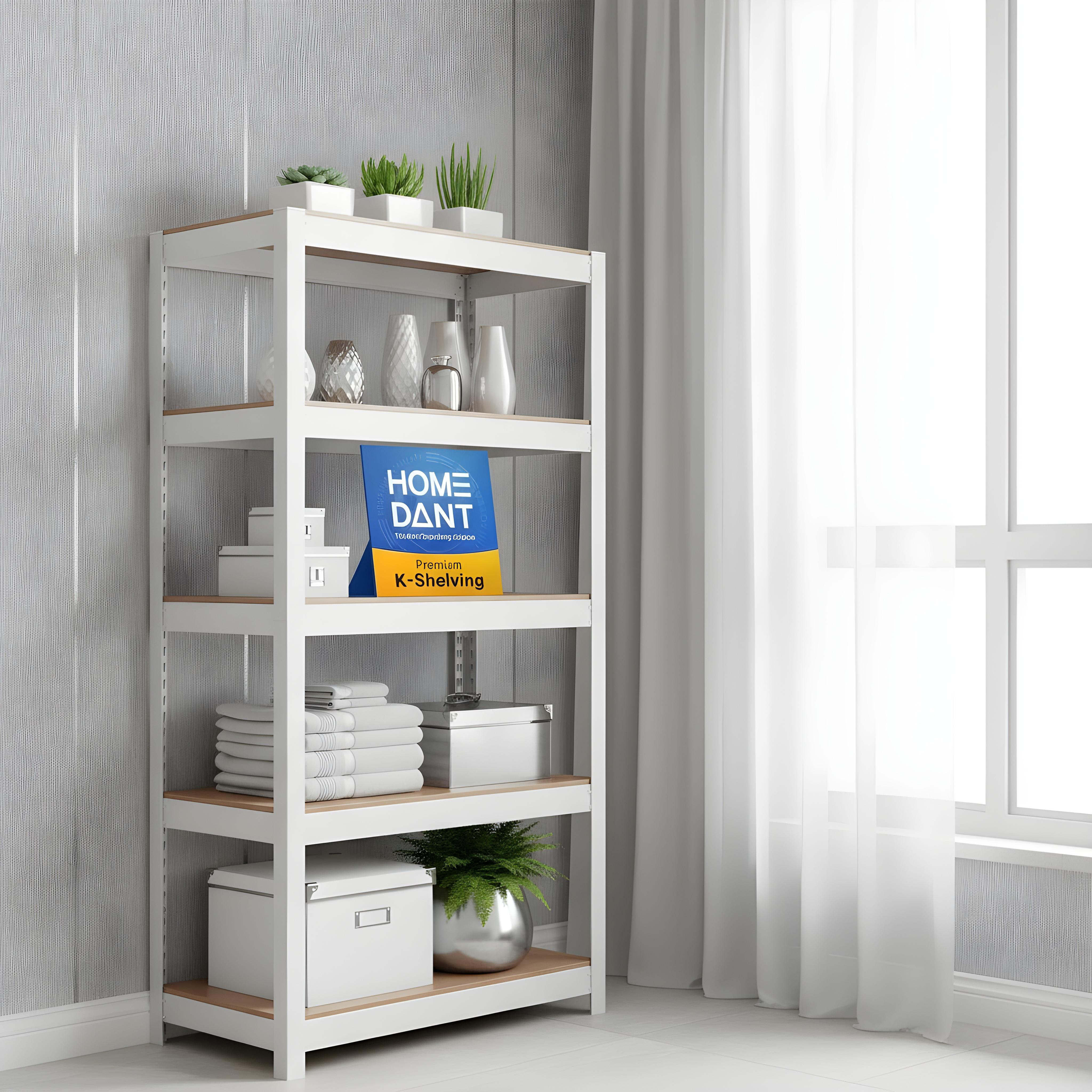 코스트코선반 철제선반 건조기 베란다 렉 조립식앵글 무볼트 창고 3030755단