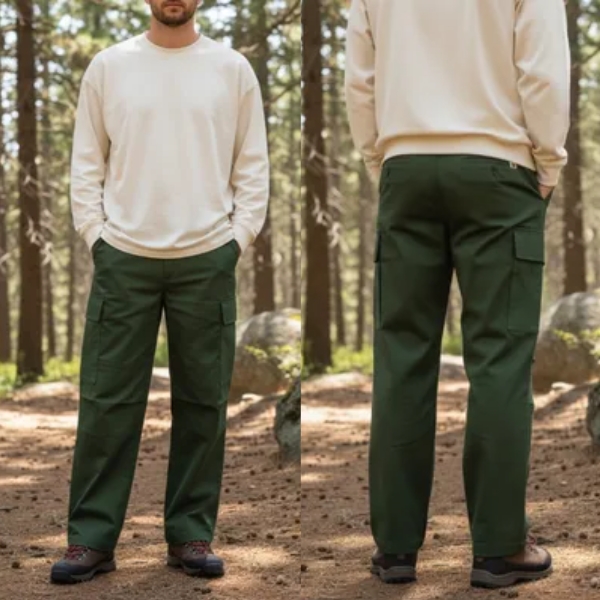 네파 남성 가을 항균 스판 데일리룩 아웃도어 캠핑 카고 등산바지 - 메인 이미지