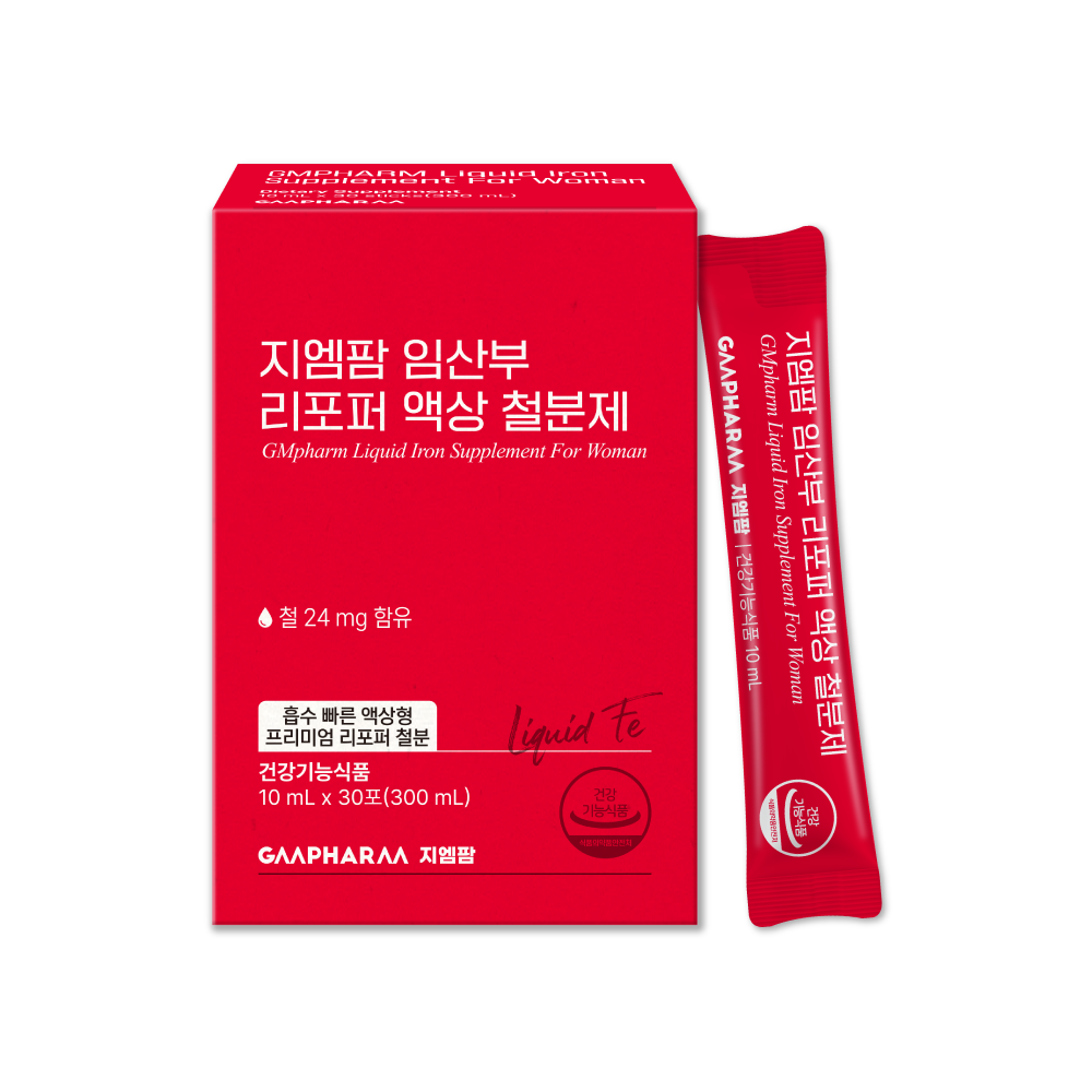 지엠팜 임산부 리포퍼 액상 철분제 30포, 1개 제품 이미지
