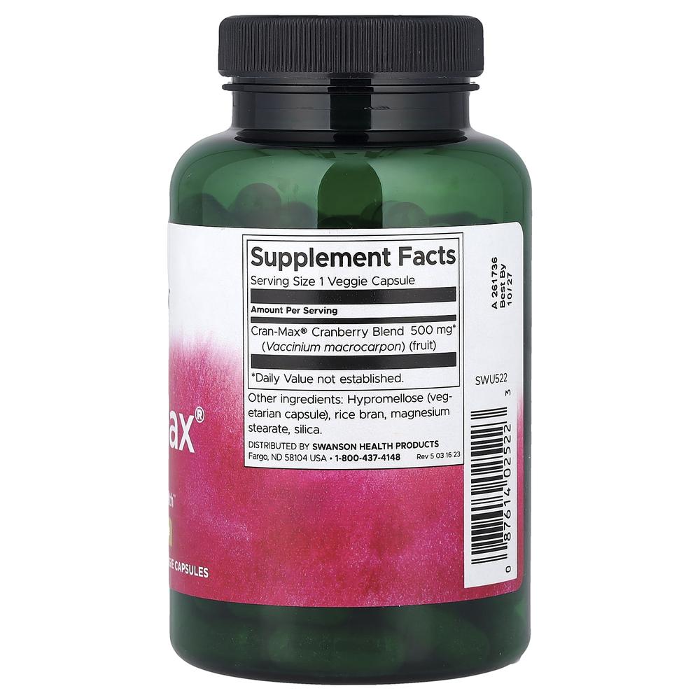 스완슨 크랜베리 농축 500mg 120정 - 상세 이미지 3