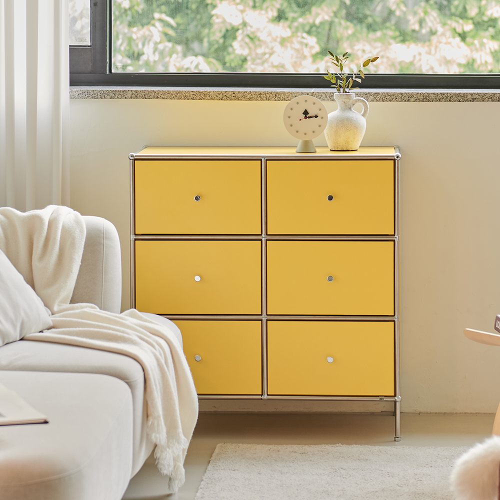 무이 거실 높은 옷 미드센츄리 모듈 수납장 800