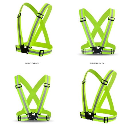 Nanjing Evertop Textile Co., Ltd. / ㈜Tree 달콤한잡화점 야광 반사 안전조끼띠 그린 X반도 신호수조끼