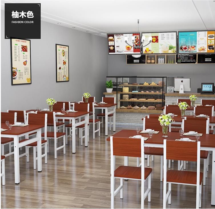업소용 식당 테이블 음식점 원목 테이블세트 술집 6인 식탁 카페 4인 의자2개 - 상세 이미지 5