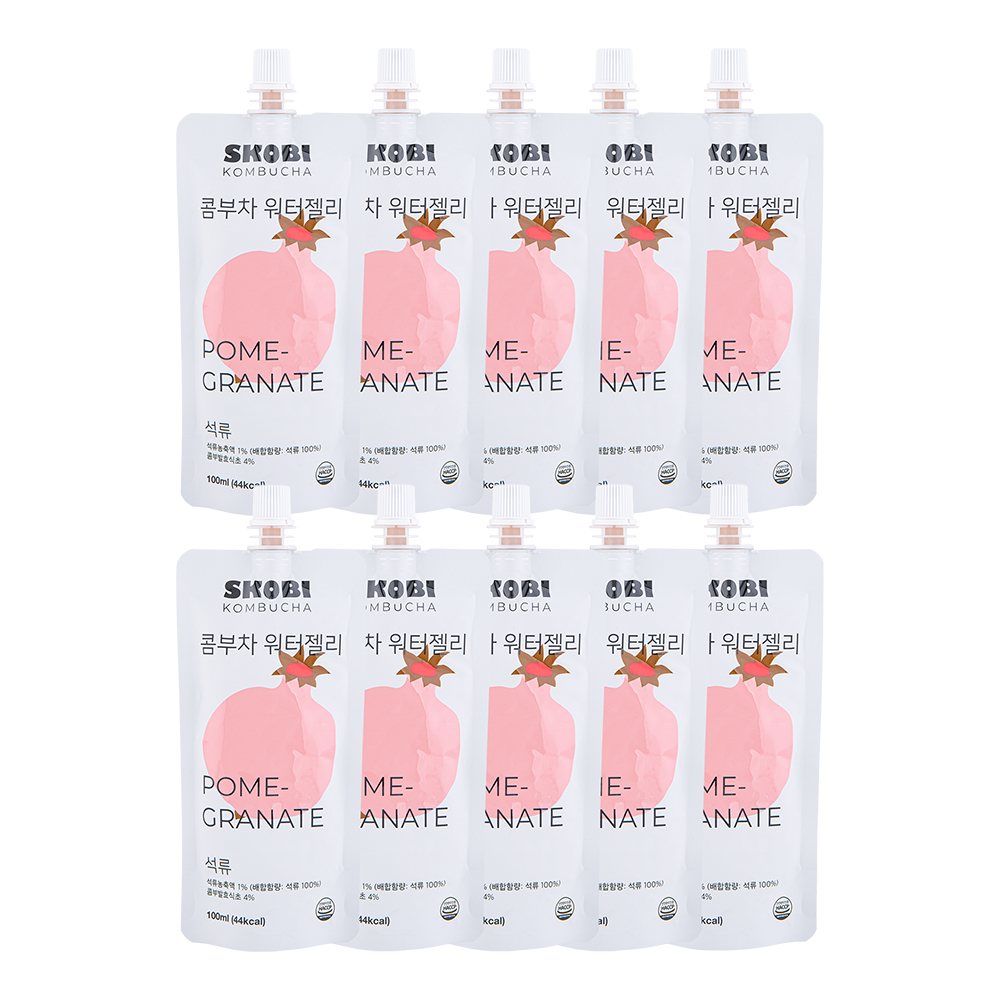 스코비 콤부차 석류 워터젤리 100ml 10개입 저칼로리간식 - 상세 이미지 2