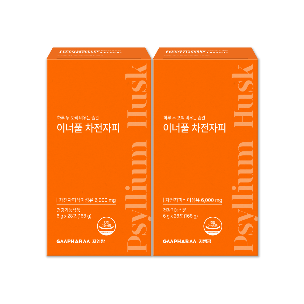 지엠팜 이너풀 차전자피 2개 28일분 배변활동 원활에 도움 제품 이미지