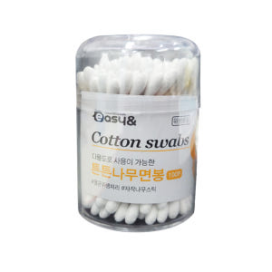 고급 케이스 나무 면봉 100 개 / 군인 총기손질 / 군대 생활용품 /... 솔직 후기 | 피부 타입별 분석 - 상품 이미지 2