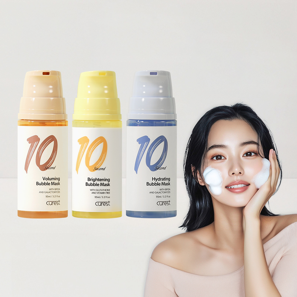 버블텐 버블마스크팩(3종) 10초마스크팩 화잘먹피부 마스크팩추천 스킨케어 스킨케어추천 - 메인 이미지