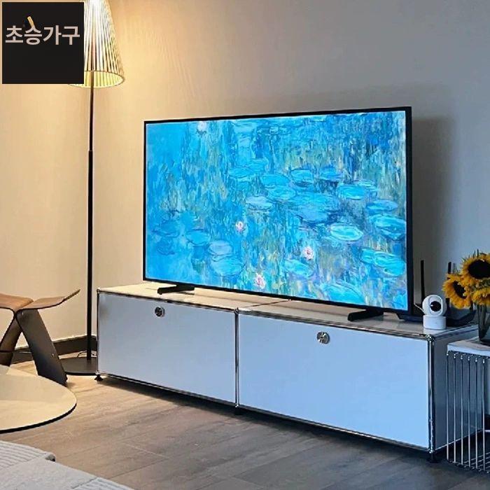 미드센츄리가구 모듈가구 TV장 스틸라 선반 티비다이 거실장 4호 227.3x37.3x56.5 - 상세 이미지 5