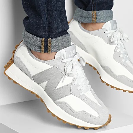 뉴발란스 327 여성 캐주얼 패션 운동화 스니커즈 키높이 그레이 WS327NKC