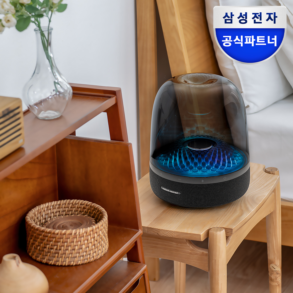 삼성전자 하만카돈 오라스튜디오4 블루투스 스피커 조명 무드등 감성 선물용 블랙