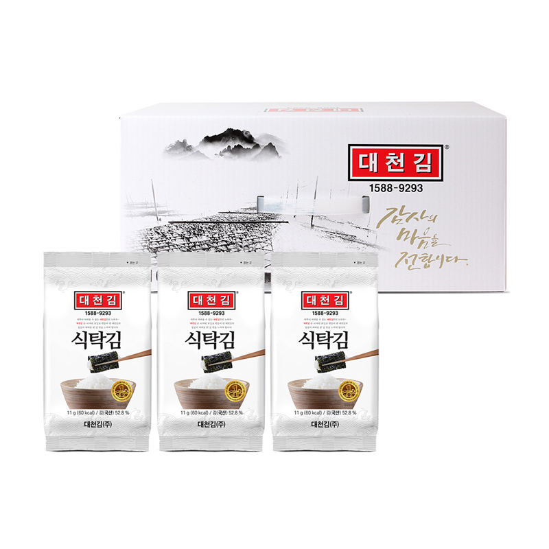 대천김 미니 식탁김 11g x 30봉 - 상품 이미지