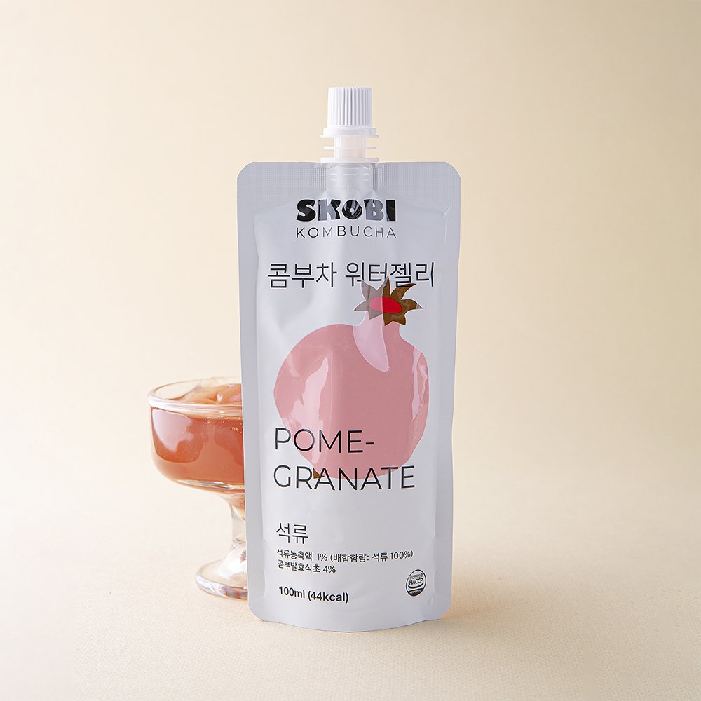 스코비 콤부차 석류 워터젤리 100ml 10개입 저칼로리간식 제품 이미지