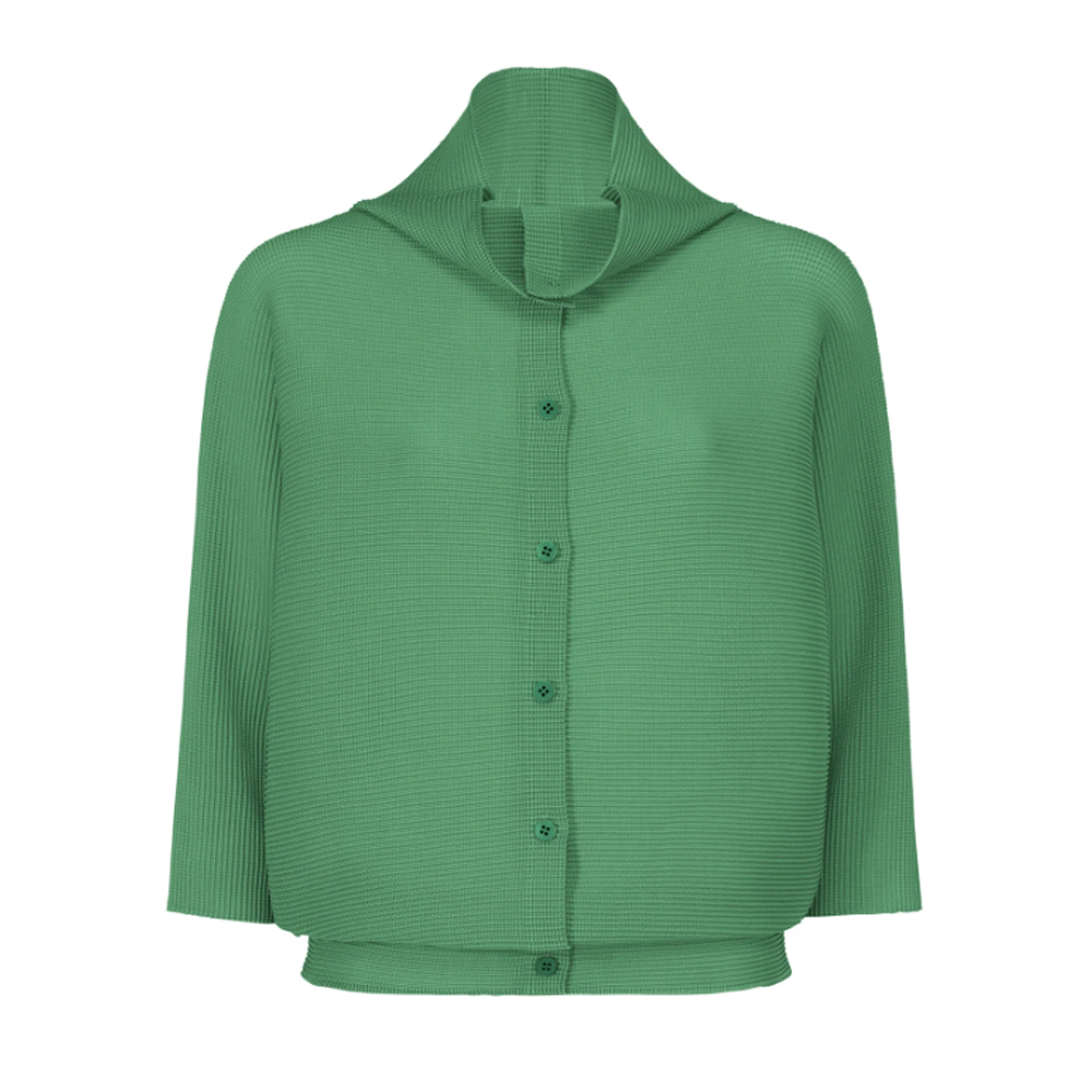 이세이미야케 미 가디건 DOLMAN STRETCH PLEATS 2 MI53FO613 - 상세 이미지 2