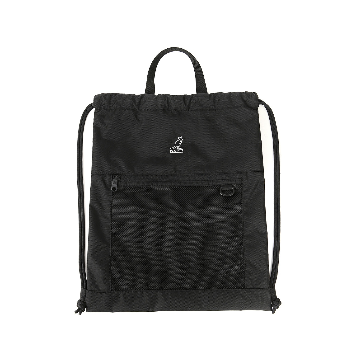 [캉골] 아이콘 드로우스트링 백 5050 블랙