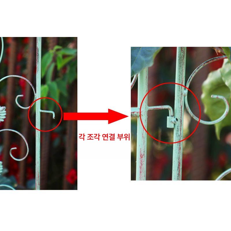 오벨리스크 장미 지지대 펜스 원예 아치 나팔꽃 아치형 유럽식 브래킷 정원꾸미기 정원아치 185x너비 35CM FGC-032-G 대 - 상세 이미지 3
