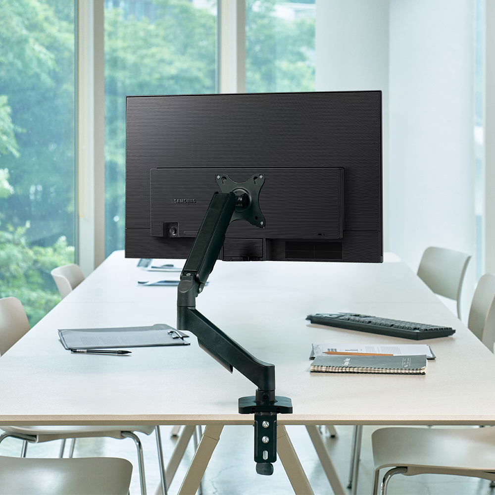 더함 모니터암 거치대 노트북 싱글 듀얼 모니터 암 스탠드 81.3cm(32인치)