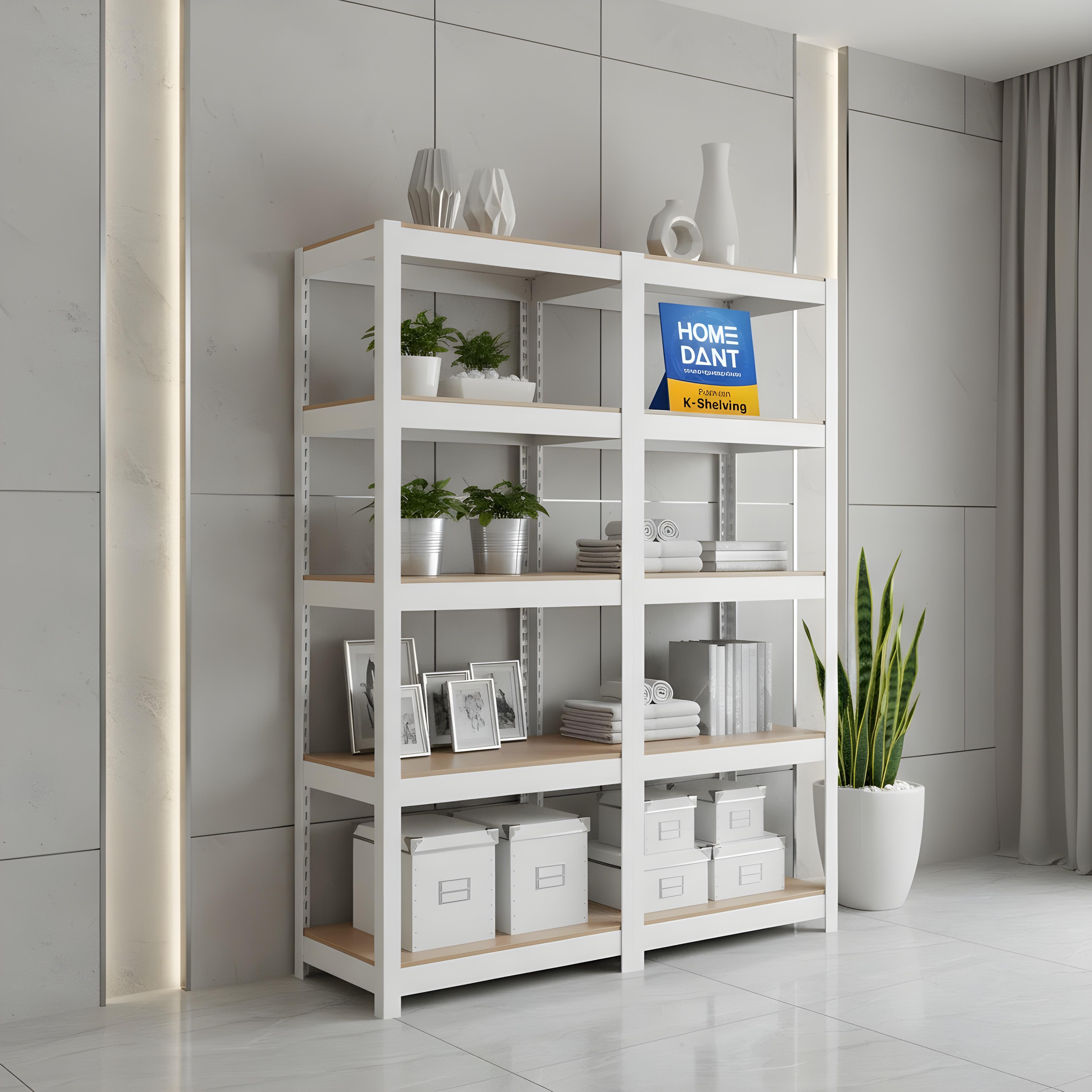 코스트코선반 철제선반 건조기 베란다 렉 조립식앵글 무볼트 창고 3030755단