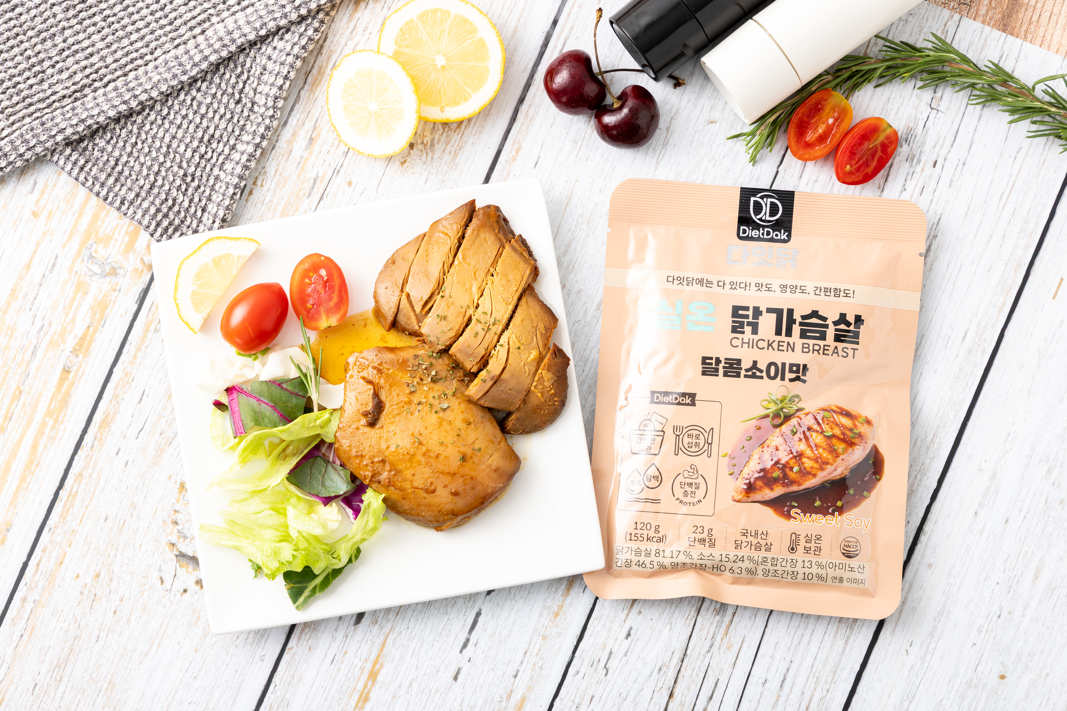 [오늘특가] 다잇닭 실온 닭가슴살 6종 혼합, 120g, 30개 - 상세 이미지 3