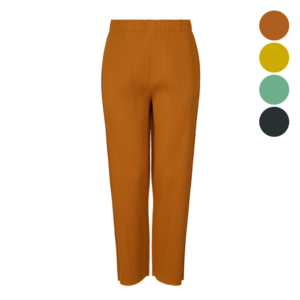 이세이미야케 미 바지 FINE KNIT PLEATS COLOR 2 MI54KF621 - 메인 이미지