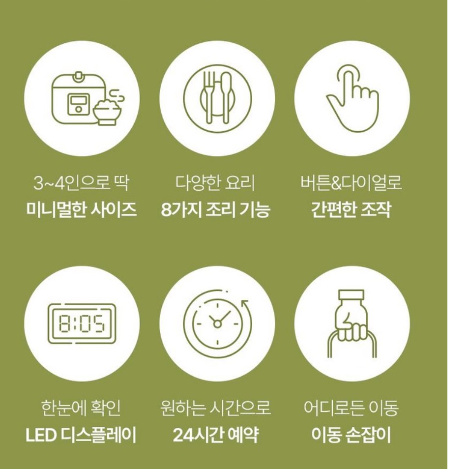 작은 전기 밥솥 4인용 원룸 자취생 밥솥 여행용 미니 밥솥
