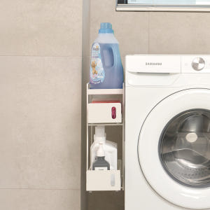[공중부양 선반] 코드리빙 틈새 수납 세탁기 세탁실 무타공 슬림핏 자석 ... 실사용 후기 | 효과 있을까? - 상품 이미지 4