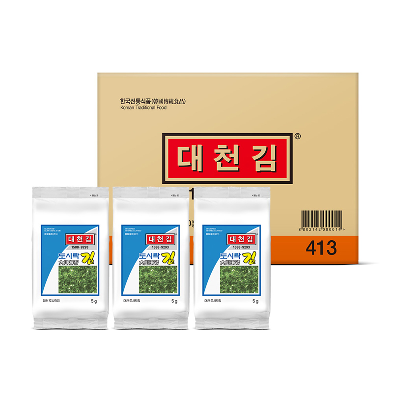 대천김 도시락김 30봉 - 상품 이미지