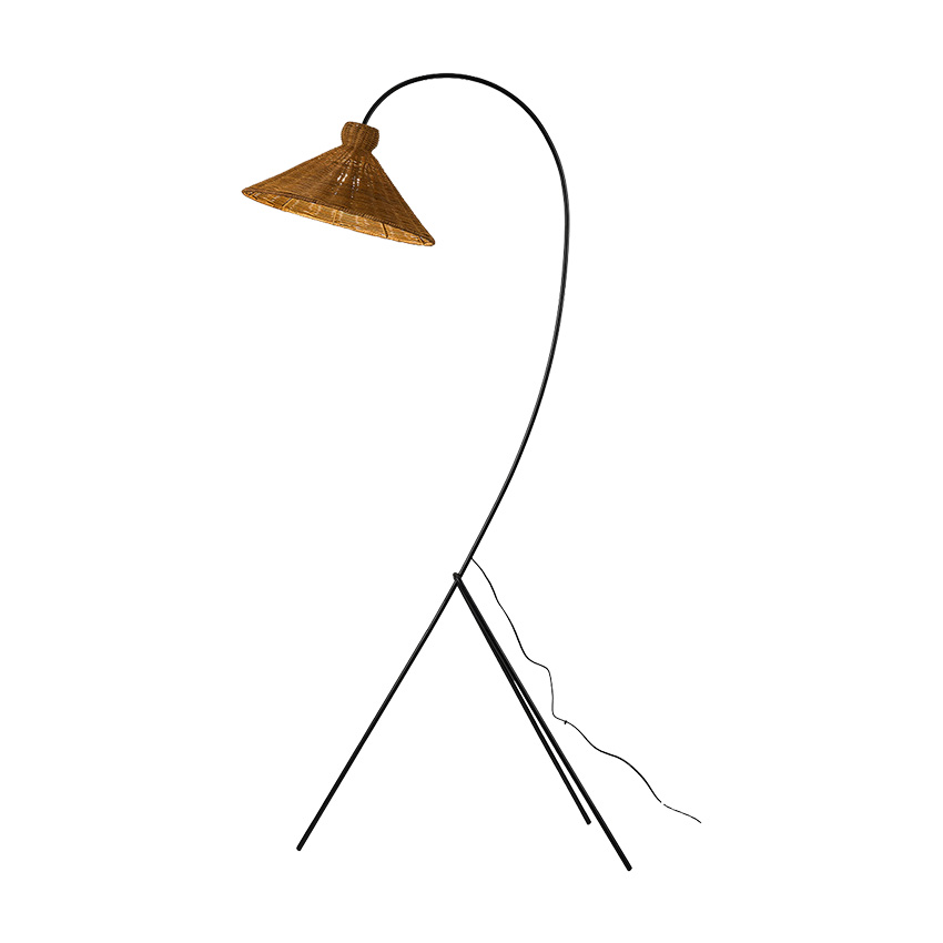루니아 라탄 카페 인테리어 장스탠드 조명 Luina Lamp - 상품 이미지