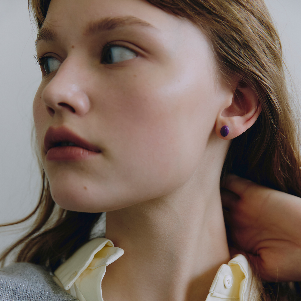 [빈티지헐리우드]Tinted Earrings_VH2579EA002M - 상세 이미지 4