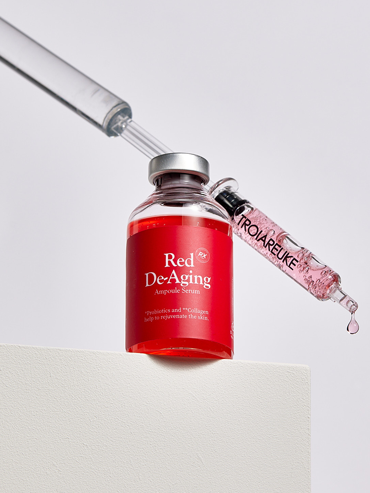 트로이아르케 RX 에스테틱 탄력 주름 피부치밀도 레드 디-에이징 앰플 세럼