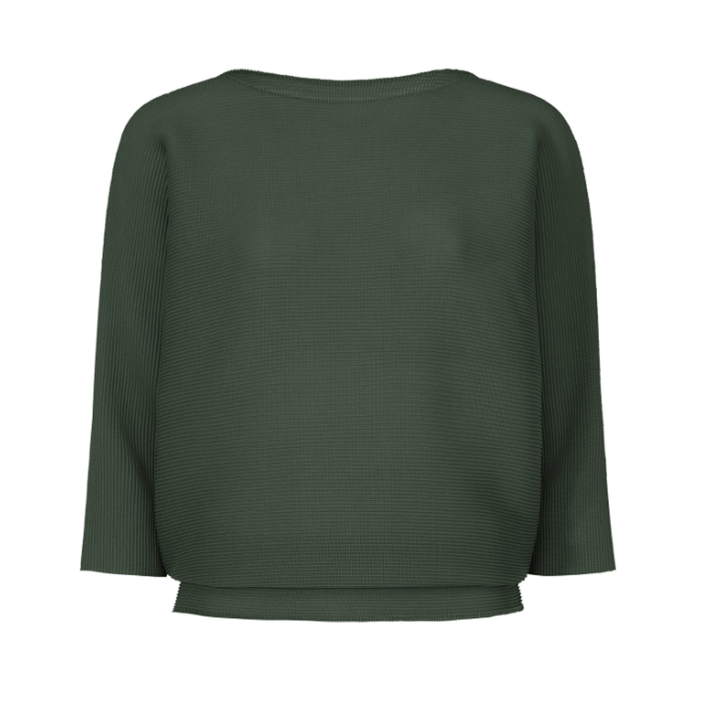 이세이미야케 미 티셔츠 DOLMAN STRETCH PLEATS 2 MI53FJ614 - 상세 이미지 3