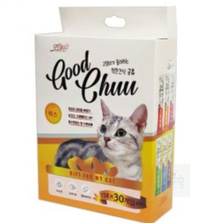 상세참조 마르셀레 고양이간식 믹스 15g 30개입 츄루 고양이습식간식