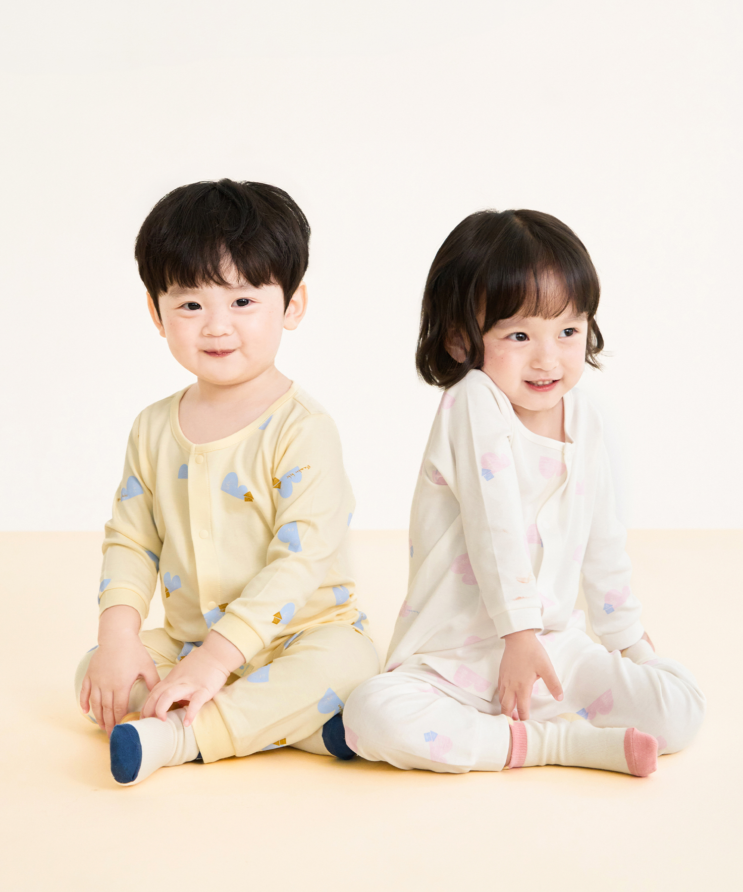 [밤부베베] 마운틴빌리지 긴팔 이지 상하복(3개월~3세) - 상세 이미지 2
