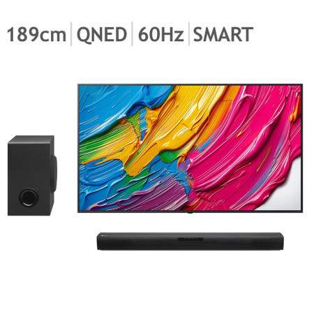 코스트코 LG QNED 75 TV Bundle (75QNED80AKA + SQC1)
